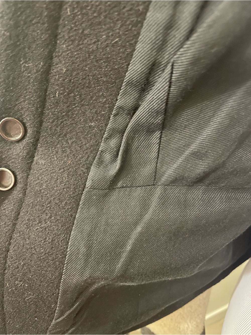 Gorgeous A.L.C. Cream and Black Faux Shearling Bomber Jacket - Picture 11 of 14